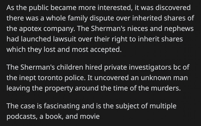 Did they hire a hitman to kill them?