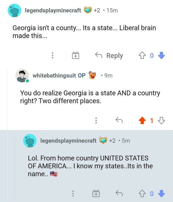 1. I Posted A Picture On Another Subreddit About A River In The Country Georgia And This Person Had A Lot To Say