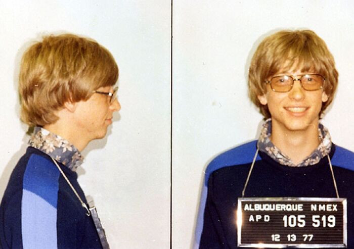 Bill Gates - For A Traffic Violation.
