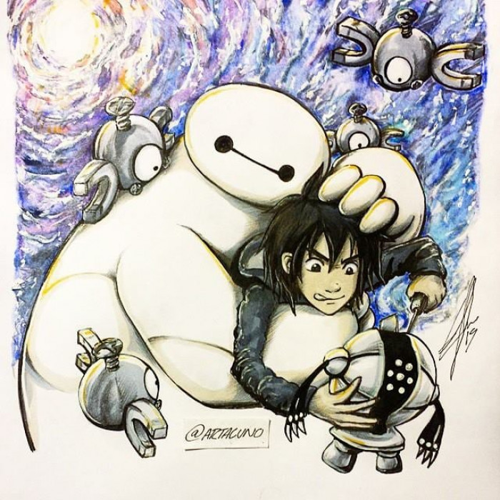 11. Baymax and Magnemites