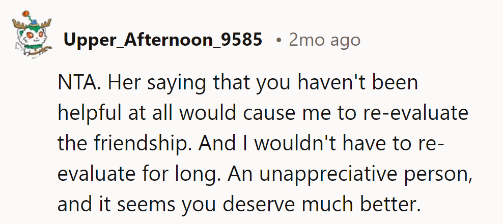 Unappreciative attitudes don't fit the safety standards.