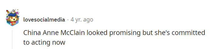 China Anne McClain is focused on acting for now, but the music world might still hear from her again someday. Artists love to keep us guessing!