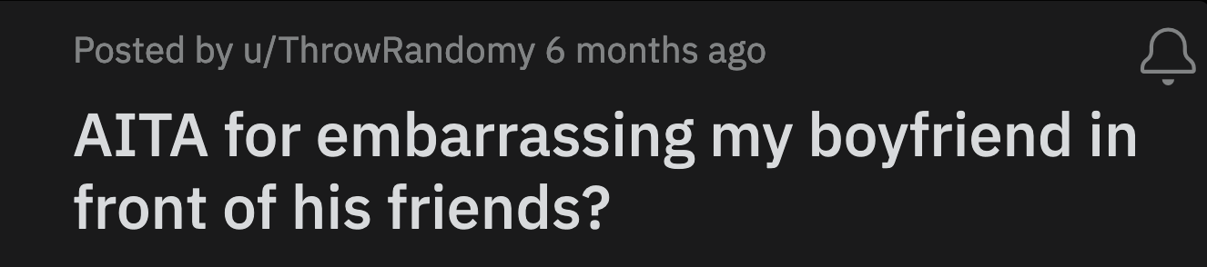 Redditors were up in arms about OP's relationship dilemma.