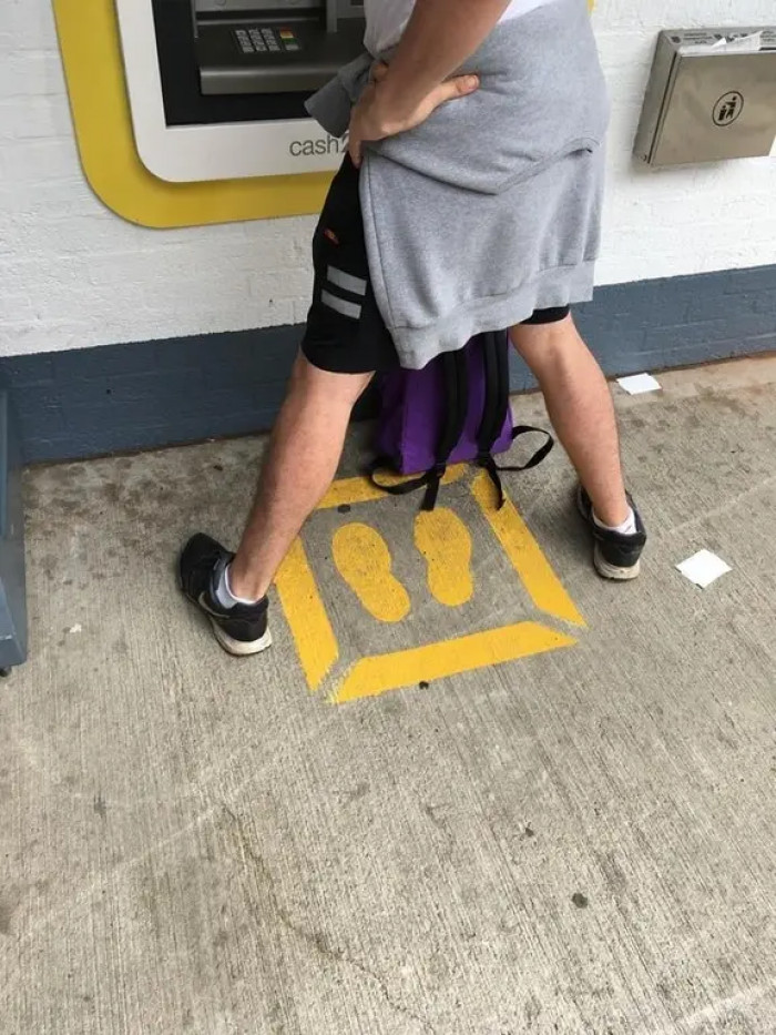 23. This bank customer clearly wants to do things his own way