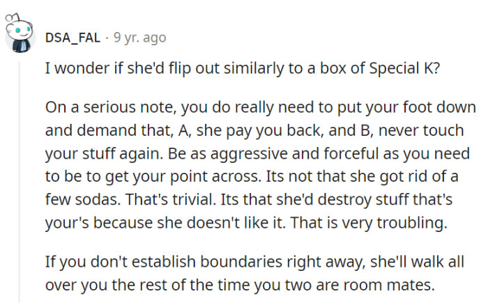 It's about respect, not just the soda.