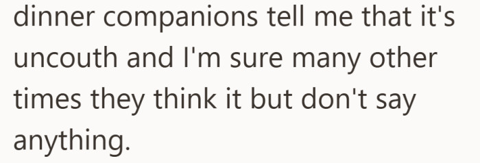 He knows some friends find it tacky, and he has a feeling others just keep their thoughts to themselves.
