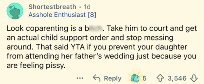 “Coparenting is a b***h!”