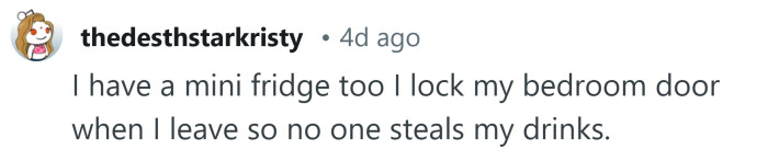 Time to put a lock on your door.