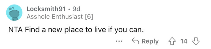 Here's how the Reddit community reacted to the user's post: