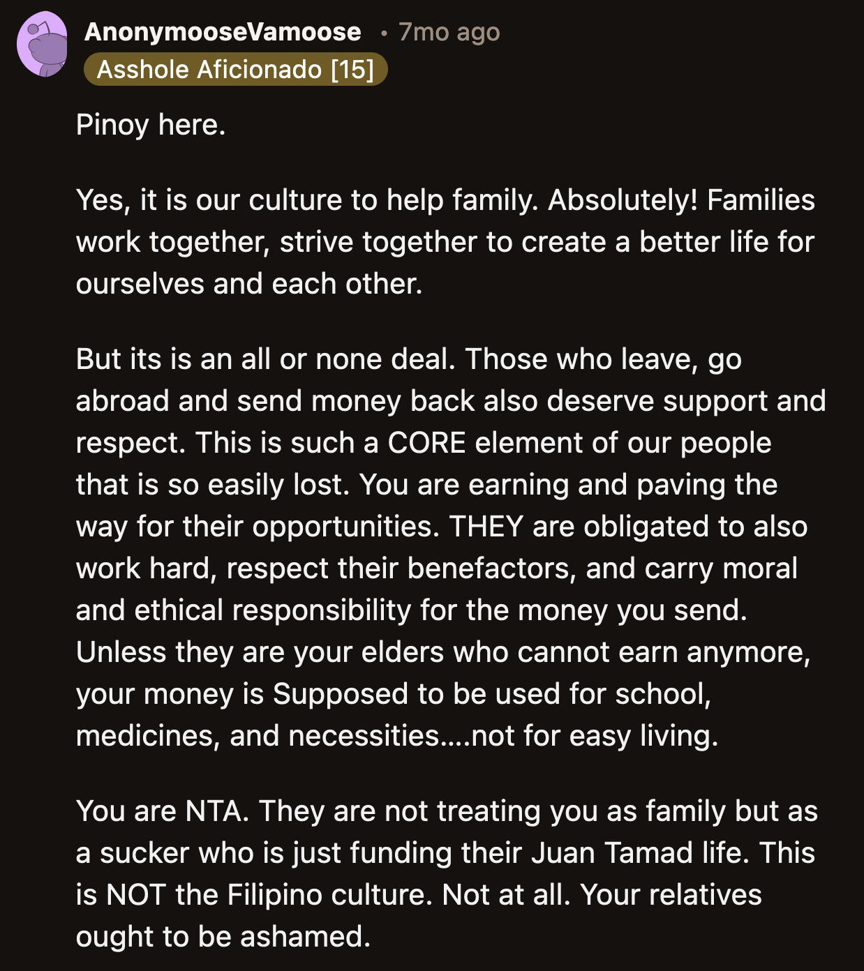 Your family should uplift you, not burden you.