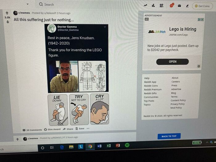 "There’s a Job Opening at LEGO"