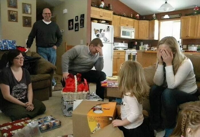 "We Got My Niece A Drum Set For Christmas. Her Parents Are Also Excited"