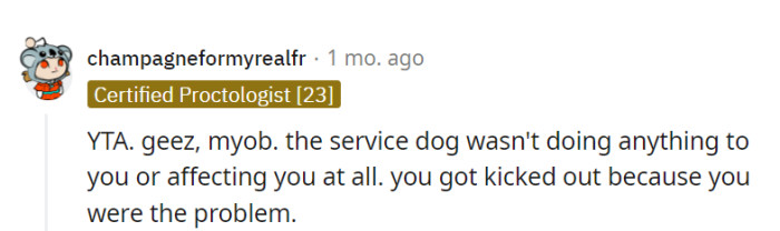 Turns out she was the one who got served—with an eviction notice from the restaurant!