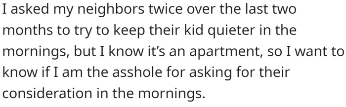 OP has offered the following explanation for why they think they might be the a-hole: