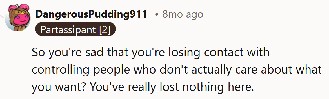 You can't lose something you never had.