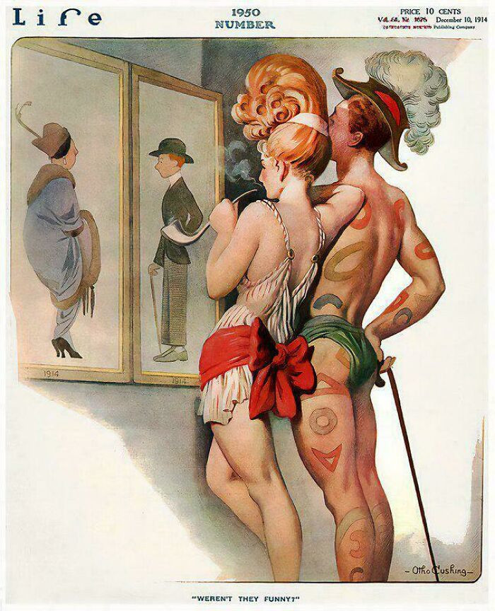 'Weren't They Funny?', People From 1950 Are Amazed By Old Pictures. 'Life' Magazine Cover, December 1914