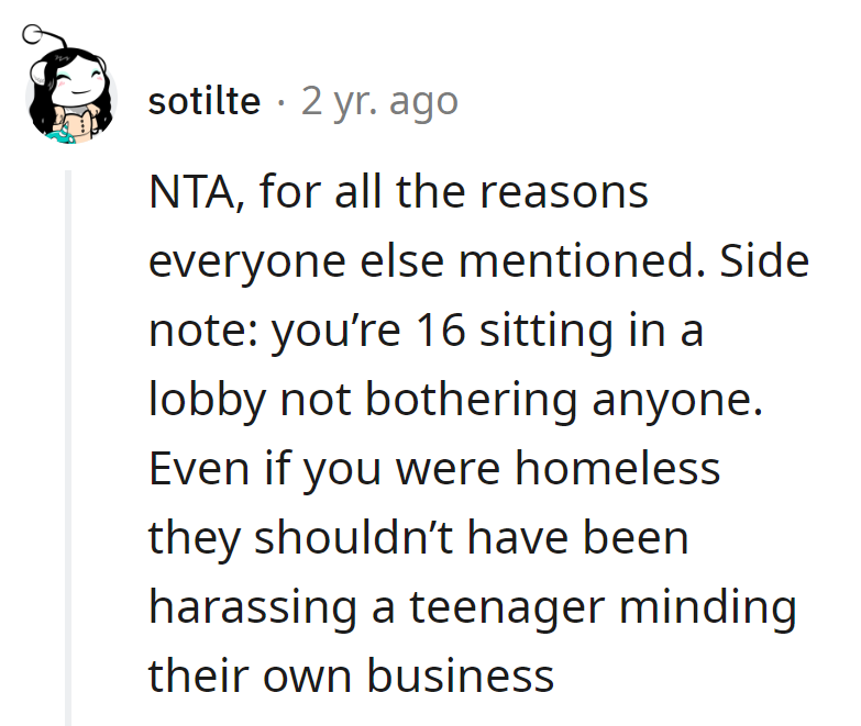 Whether royalty or not, bothering a teen is so last season.