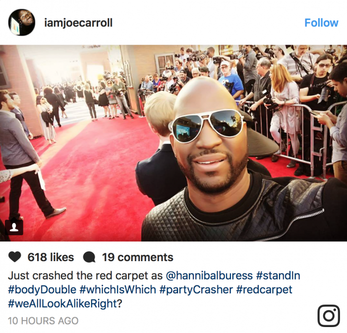 In the interview with Vanity Fair, Burress said that he was out of town filming another movie, so it wasn't really meant as a