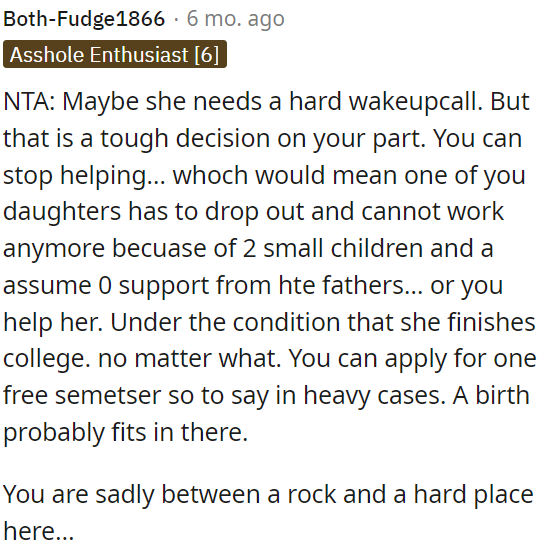 It's a challenging situation.