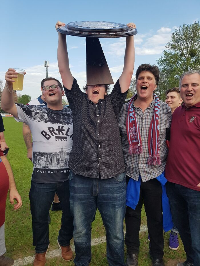 "My Friend Managed To Hit Himself In The Face While Lifting The League Trophy"