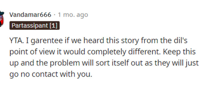 We definitely agree that she would have a totally different perspective on all of this.