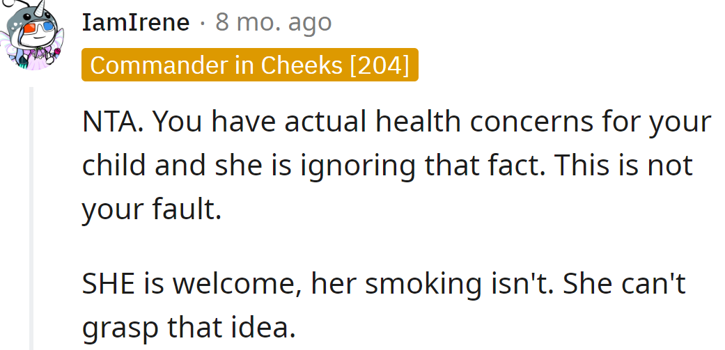 The MIL is welcome, but the smoking isn't