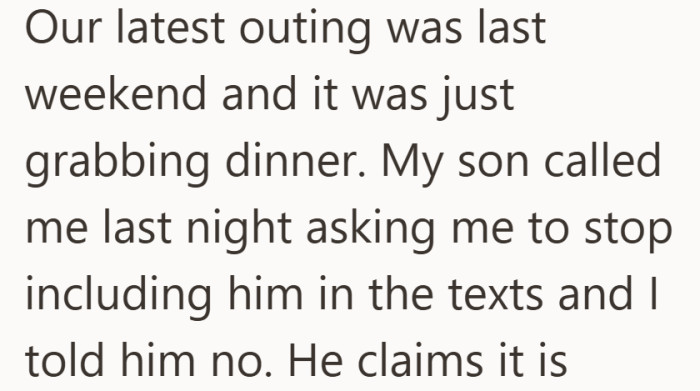 What started as a fix is now another problem. He says being included is making things worse.