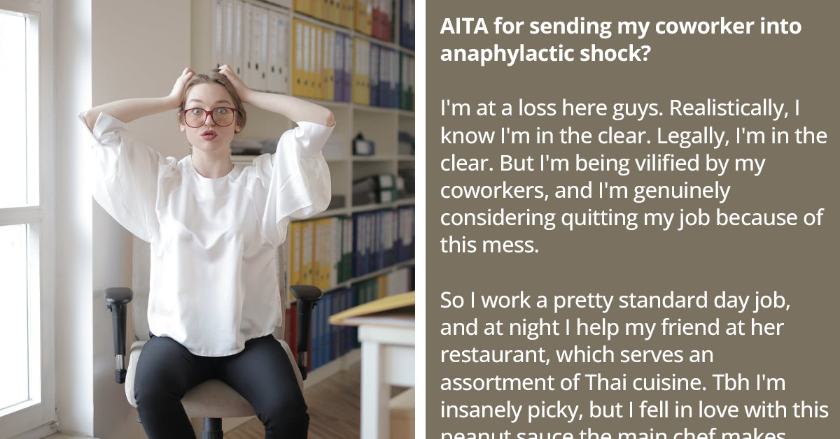 Pad Thai Sauce Reveals Who The Company Lunch Thief Was When She Was Hospitalized After Stealing And Eating Co-Worker's Food