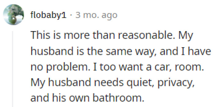 More than reasonable