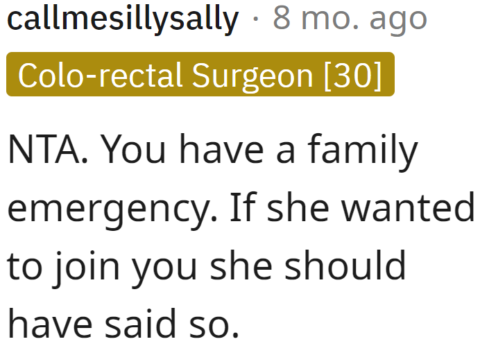 The Girlfriend Shouldn't Be Thinking About Herself. She Should Be Considering What Her Boyfriend is Going Through at the Moment.