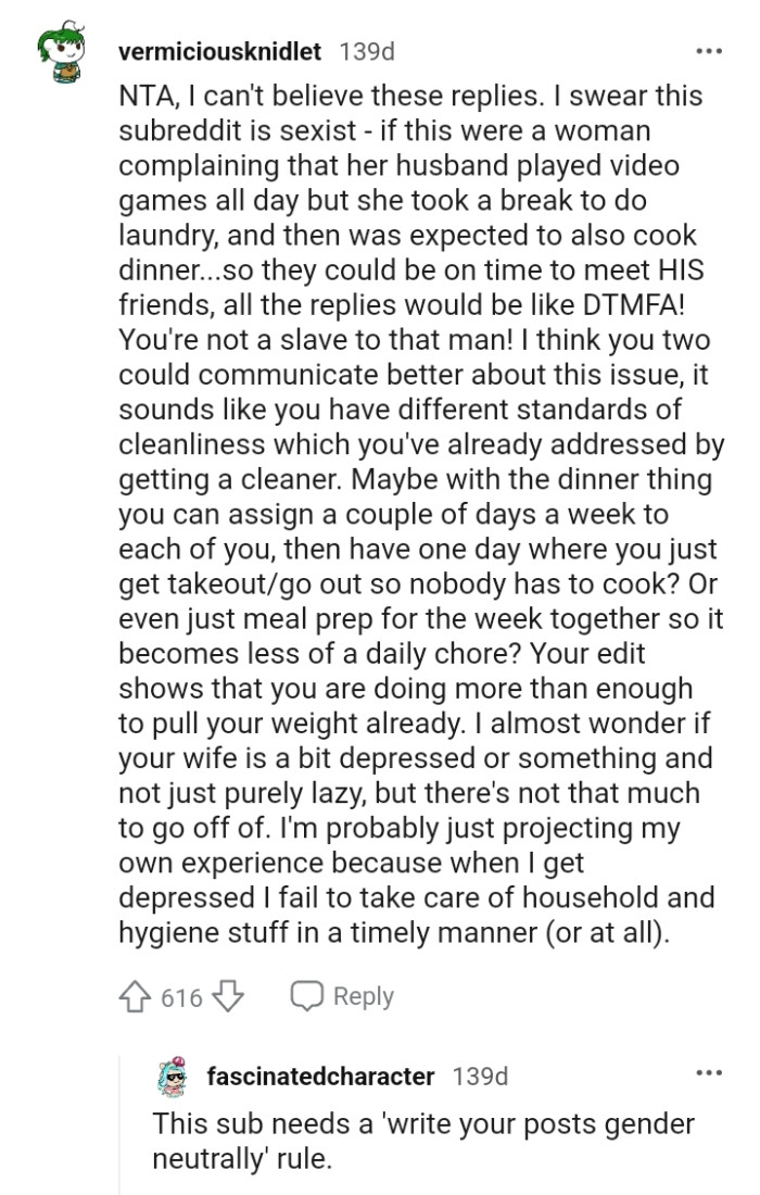 This subreddit is sexist