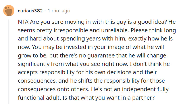 Pass-the-blame games don't score well in domestic harmony.