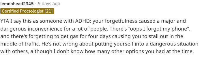 Forgetfulness like this can definitely be dangerous, and she needs to be more aware.