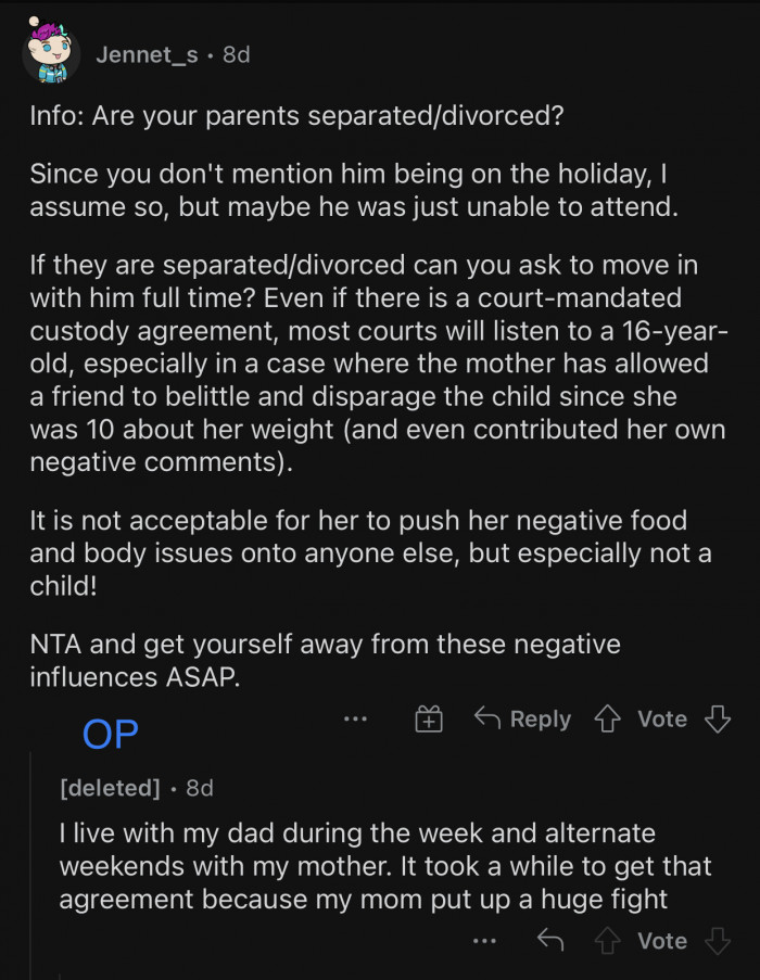 No one should be around such negative influences.