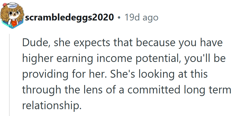 Apparently, “long-term relationship” now includes a built-in finance plan.
