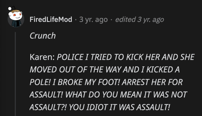 Obviously, OP is in the wrong here; she shouldn't have moved!