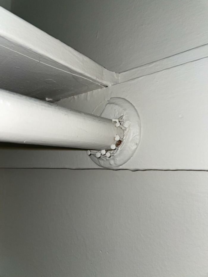 21. Landlord fixed my wobbly clothes rail; no handyman needed here