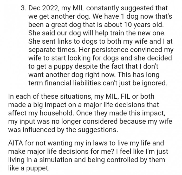 And Now, the OP Has Had Enough