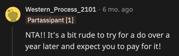 To be fair to the friend and the bride, it wasn't an expectation. OP was just asked if she would be okay with it.