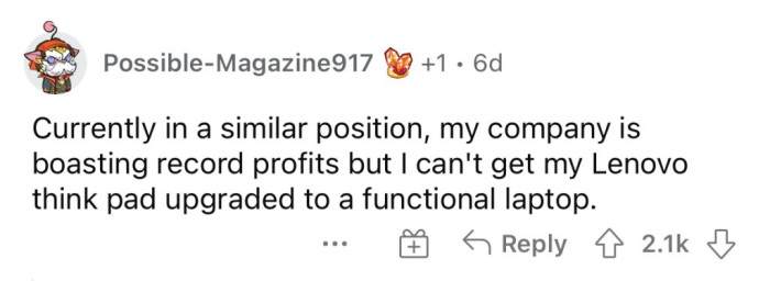 This Post Might Be the Motivation for Many People to Find Something Better