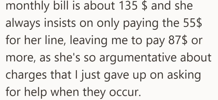 What looks like a simple split turns into a monthly struggle.