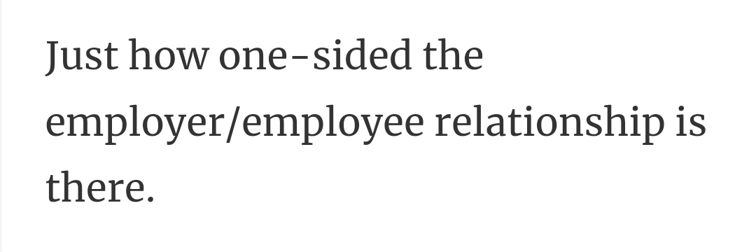 22. The one-sided relationship