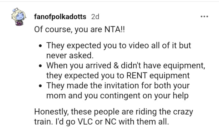 The OP is not the AH here