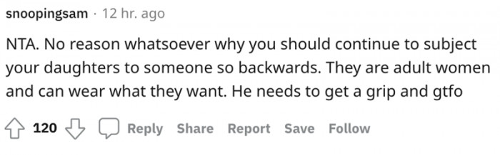 11. They are adults and can wear what they want