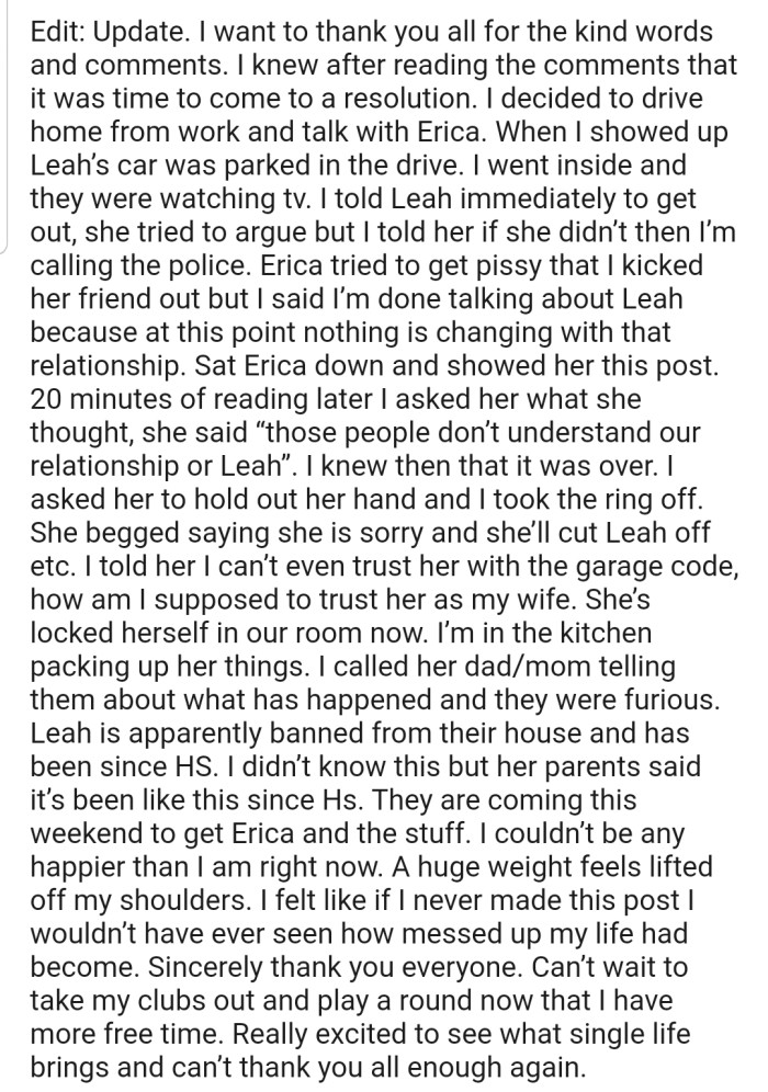 Important edit: OP has broken off the engagement