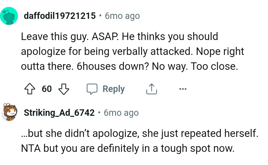 She Didn't Apologize; Rather, She Repeated Herself