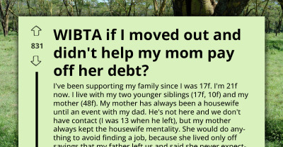She’s Been Paying Her Mom’s Bills Since She Was 17 — Now This Redditor Is Finally Choosing Her Own Future