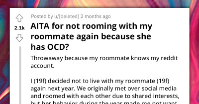 Lady Chooses to End Co-Living Arrangement with OCD Roommate, Gets Accused of Discriminating Against Disabled People