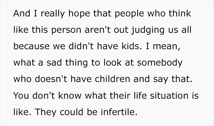 People judge without knowing the situation