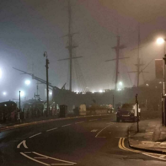 'Found This And Feel Like It Fits Here. Looks Like A Ghost Ship'